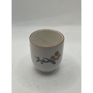 Japanese Tea‎ Cup Plum Blossom Asian Decor Ceramic Coffee Mug Small